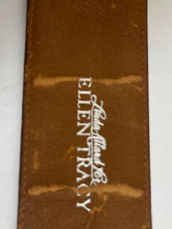 Vintage Linda Allard Brown Italain Calfskin Belt main image 5